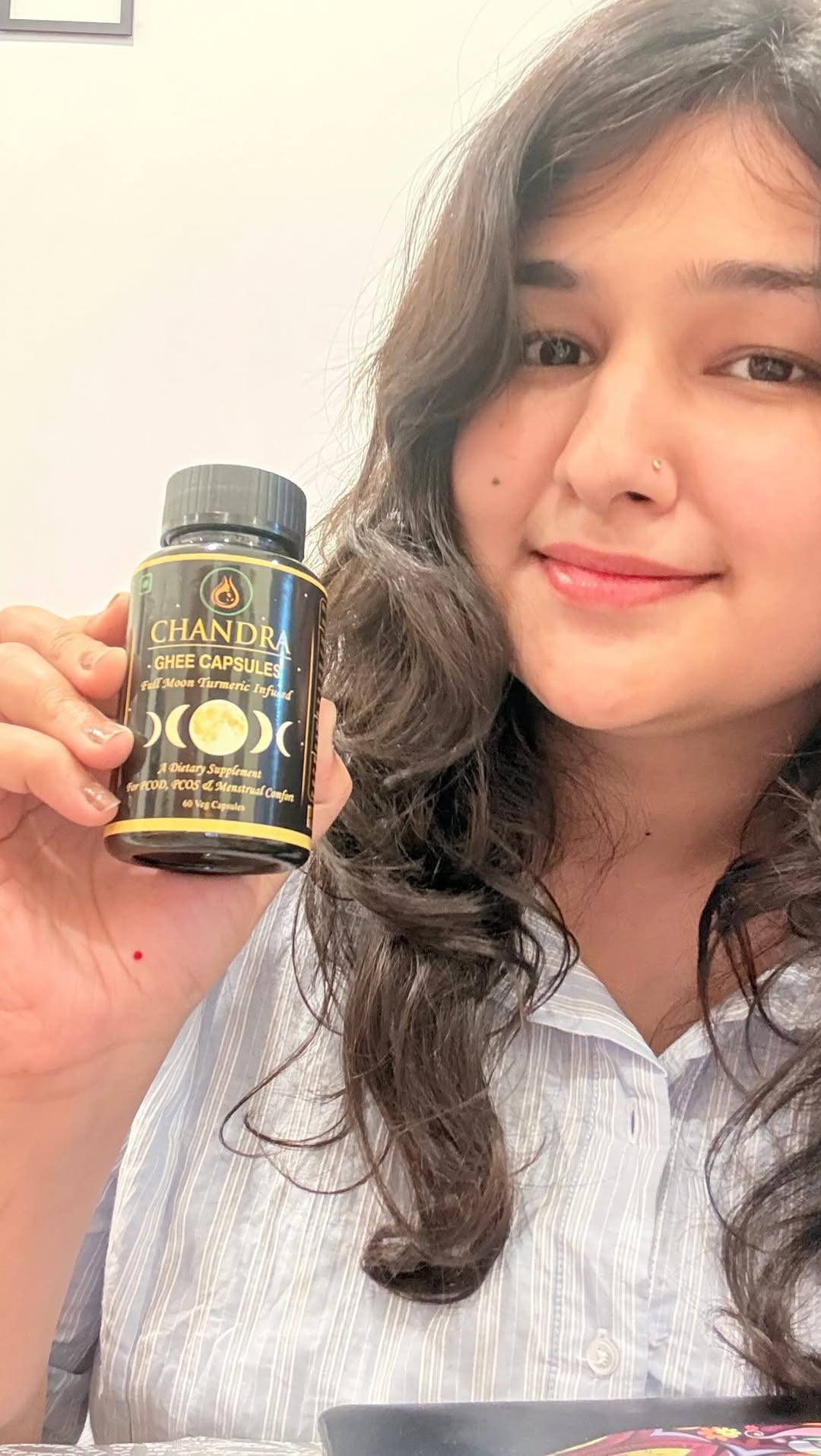 Recent Chandra Instagram reel about daily wellness support