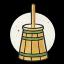 Wooden churner icon