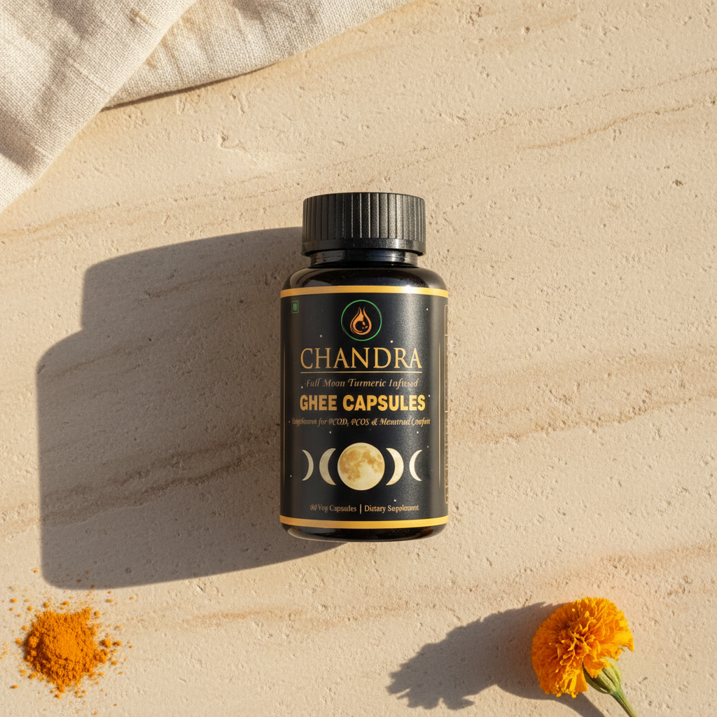 Full Moon Charged Ghee Capsules with Turmeric Infusion