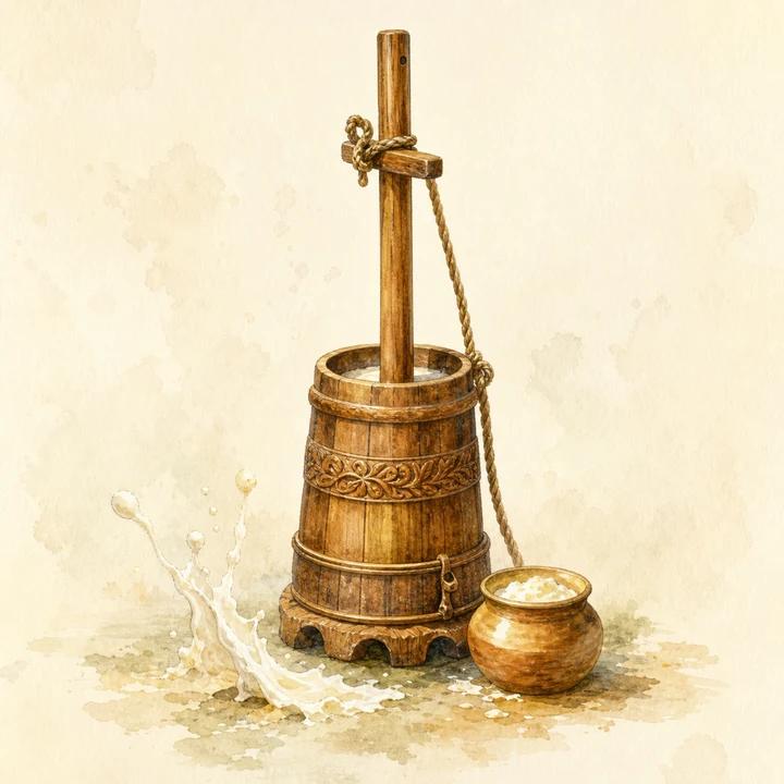 Vedic Bilona illustration