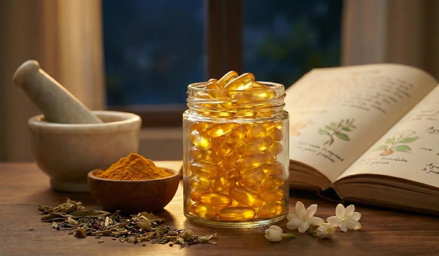 Chandra Care founder story visual with feminine wellness ritual elements